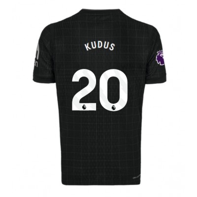 Camiseta Tottenham Hotspur Mohammed Kudus #20 Segunda Equipación Replica 2025-26 mangas cortas Camiseta Tottenham Hotspur Mohammed Kudus #20 Segunda Equipación Replica 2025-26 mangas cortas